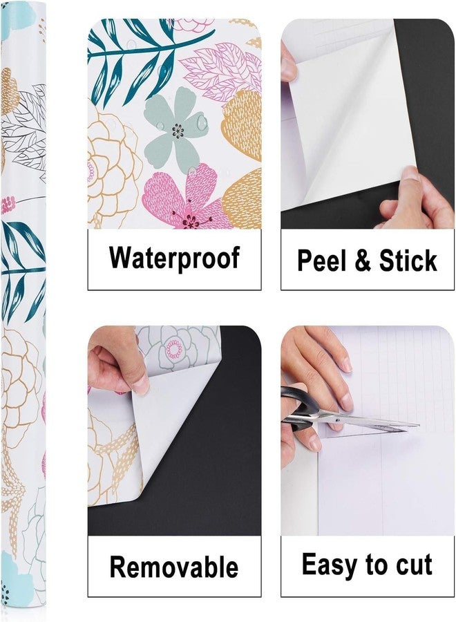 ELTON DIY Wall Paper/Wall Sticker Self Adhesive Nature Colourful Elegant Living Room Bed Room Decoration Furniture Make Over Interior Exterior Spring Blossom(45x300cm) - Image 3